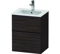 Duravit D-Neo, mueble de baño de pared, anchura 510 x fondo 402mm, 1x cajón, 1x extraíble, con tirador, DE436005353, Color: Decoración Castaño Oscuro