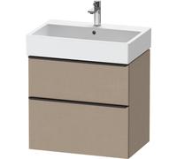 Duravit D-Neo, mueble de baño de pared, anchura 684 x fondo 442mm, 1x cajón, 1x extraíble, con tirador, DE437207575, Color: lino