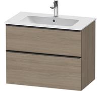Duravit D-Neo, mueble de baño de pared, anchura 810 x fondo 462mm, 1x cajón, 1x extraíble, con tirador, DE436203535, Color: Roble Terra