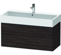 Duravit D-Neo, mueble de baño de pared, anchura 984 x fondo 442mm, 1x extraíble, con tirador, DE427405353, Color: Decoración Castaño Oscuro