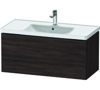 Duravit D-Neo, mueble de baño de pared, anchura 984 x fondo 452mm, 1x extraíble, con tirador, DE425605353, Color: Decoración Castaño Oscuro