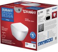 Duravit D-Neo taza de inodoro con asiento de cierre suave suspendido sin reborde blanco 45880900A1