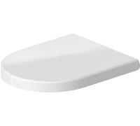 Duravit Darling Nuevo asiento de WC 002109, con mecanismo de cierre suave, bisagras de acero inoxidable, blanco, 0021090000