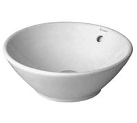 Duravit Design Classics lavabo 42x42 cm circular sobre encimera blanco brillante 0325420000