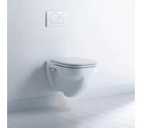 Duravit DU Inodoro suspendido D-Code 540 mm fondo plano, blanco, 2210090000