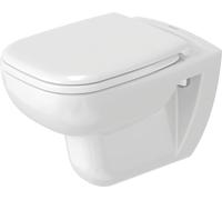 Duravit DU Inodoro suspendido D-Code 545mm, blanco rimless, de fondo hondo, 4,5