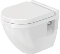 Duravit DU Inodoro suspendido Starck 3 Compact 485 mm de fondo hondo, blanco, 22
