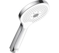 ¡Duravit ducha de mano 3jet Click! 120 Minusflow, UV0652017010, Color: Cromo/Blanco