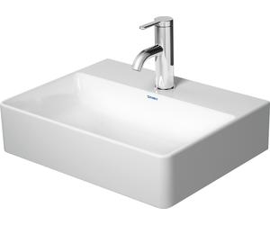 Duravit DuraSquare lavabo 45x35 cm rectangular para mueble blanco brillante 0732450041