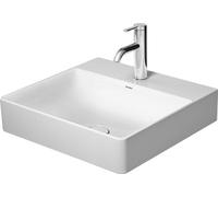 Duravit DuraSquare lavabo 50x47 cm rectangular clásico-para mueble blanco 2353500041