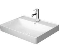 Duravit DuraSquare lavabo 60x47 cm rectangular sobre encimera blanco brillante 2354600041