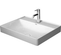 Duravit DuraSquare lavabo 60x47 cm rectangular sobre encimera blanco brillante 2354600070