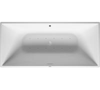 Duravit DuraSquare Whirlpool, independiente, 2 inclinaciones traseras, sin co...
