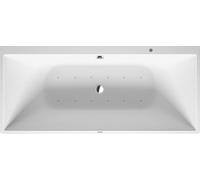 Duravit DuraSquare Whirlpool, versión de pared delantera, 2 inclinaciones tra...