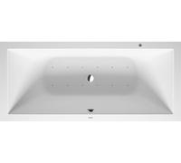 Duravit DuraSquare Whirlpool, versión empotrada con dos inclinaciones trasera...