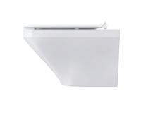 Duravit DuraStyle 62cm inodoro suspendido, lavavajillas, sin borde, 25420900001, Color: Blanco con Wondergliss