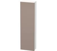 Duravit DuraStyle Armario alto 1218, 1 puerta, con bisagra a la izquierda, altura: 1400mm, profundidad: 240mm, DS1218L4318, Color: Basalto mate / Blanco mate