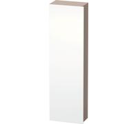 Duravit DuraStyle armario alto 1218, 1 puerta, tope derecho, altura: 1400mm, profundidad: 240mm, DS1218R1843, Color: Blanco mate / Basalto mate