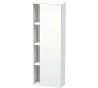 Duravit DuraStyle armario alto 1238, 1 puerta giratoria, tope derecho, altura: 1400mm, profundidad: 240mm, DS1238R1818, Color: Blanco mate / Blanco mate