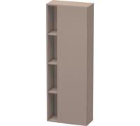Duravit DuraStyle armario alto 1238, 1 puerta giratoria, tope derecho, altura: 1400mm, profundidad: 240mm, DS1238R4343, Color: Decoración Basalto Mate