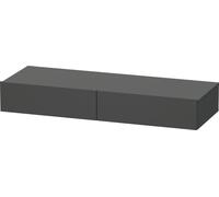 Duravit DuraStyle bandeja 8271, 2 cajones, 1200mm, DS827104949, Color: Grafito Mate Decoración
