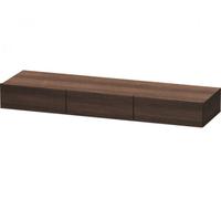 Duravit DuraStyle bandeja 8272, 3 cajones, 1500mm, DS827205353, Color: Decoración Castaño Oscuro
