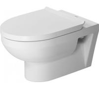 Duravit Durastyle Basic inodoro suspendido 36,5 cm, lavavajillas, sin borde, 4,5 L, 25620900001, Color: Blanco con Wondergliss