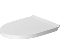 Asiento de inodoro Duravit No.1, 373x430mm, en forma de D, blanco brillo intenso, sin caída amortiguada, 0020710000