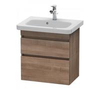 Duravit DuraStyle Módulo de lavabo de pared 6479, 2 cajones, 580mm, para DuraStyle, DS647907373, Color: Cerezo del Tesino