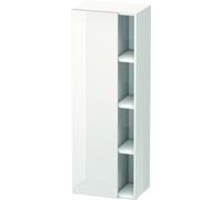 Duravit DuraStyle mueble alto 1239, 1 puerta giratoria, tope izquierdo, altura: 1400mm, profundidad: 360mm, DS1239L1843, Color: Blanco mate / Basalto mate