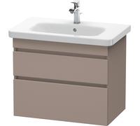 Duravit DuraStyle, mueble bajo pared 6481, 2 cajones, 730mm, para DuraStyle, DS648104343, Color: Decoración Basalto Mate