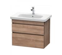 Duravit DuraStyle, mueble bajo pared 6481, 2 cajones, 730mm, para DuraStyle, DS648107373, Color: Cerezo del Tesino