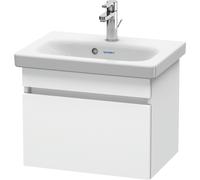 Duravit DuraStyle mueble de baño de pared 6303, 1 cajón, 500mm, para DuraStyle, DS630301818, Color: Blanco mate / Blanco mate