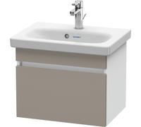 Duravit DuraStyle mueble de baño de pared 6303, 1 cajón, 500mm, para DuraStyle, DS630304318, Color: Basalto mate / Blanco mate