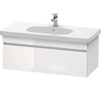 Duravit DuraStyle mueble de baño de pared 6385, 1 cajón, 1000mm, para D-Code, DS638502218, Color: White High Gloss Decor / White Matt Decor