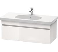 Duravit DuraStyle mueble de baño de pared 6385, 1 cajón, 1000mm, para D-Code, DS638504918, Color: Grafito Mate Decoración / Blanco Mate Decoración