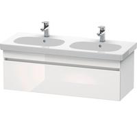 Duravit DuraStyle mueble de baño de pared 6386, 1 cajón, 1150mm, para D-Code, DS638602218, Color: White High Gloss Decor / White Matt Decor