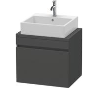 Duravit DuraStyle mueble de baño para consola compacta, 1 cajón, 600mm, DS530004949, Color: Grafito Mate Decoración