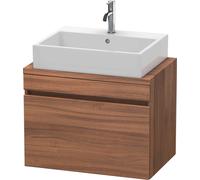 Duravit DuraStyle mueble de baño para consola compacta, 1 cajón, 700mm, DS530107979, Color: Nogal natural decorado