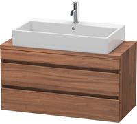 Duravit DuraStyle mueble de baño para consola compacta, 2 cajones, 1000mm, DS530907979, Color: Nogal natural decorado