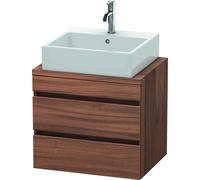 Duravit DuraStyle mueble de baño para consola compacta, 2 cajones, 600mm, DS530507979, Color: Nogal natural decorado