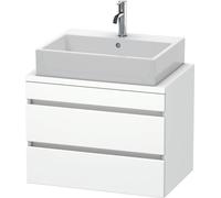 Duravit DuraStyle mueble de baño para consola compacta, 2 cajones, 700mm, DS530605252, Color: Decoración Roble Europeo