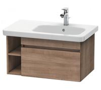 Duravit DuraStyle mueble de lavabo suspendido 6393, 1 cajón, 730 mm, para lavabo DuraStyle a la derecha, DS639307373, Color: Cerezo del Tesino