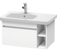 Duravit DuraStyle mueble de lavabo suspendido 6394, 1 cajón, 730 mm, para lavabo DuraStyle a la izquierda, DS639401818, Color: Blanco mate / Blanco mate