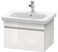 Duravit DuraStyle mueble de pared 6380, 1 extraíble, 580mm, para DuraStyle, DS638002222, Color: Decoración blanca de alto brillo