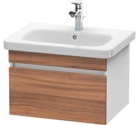 Duravit DuraStyle mueble de pared 6380, 1 extraíble, 580mm, para DuraStyle, DS638007918, Color: Nogal Natural Decor / White Matt Decor