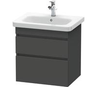 Duravit DuraStyle mueble de pared 6480, 2 cajones, 580mm, para DuraStyle, DS648004949, Color: Grafito Mate Decoración