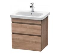 Duravit DuraStyle mueble de pared 6480, 2 cajones, 580mm, para DuraStyle, DS648007373, Color: Cerezo del Tesino