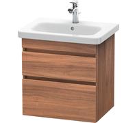 Duravit DuraStyle mueble de pared 6480, 2 cajones, 580mm, para DuraStyle, DS648007979, Color: Nogal natural decorado