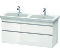 Duravit DuraStyle Mueble de pared 6498, 2 cajones, 1230mm, DS649802222, Color: Decoración blanca de alto brillo